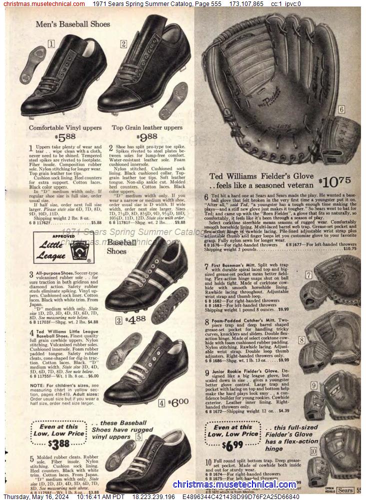 1971 Sears Spring Summer Catalog, Page 555