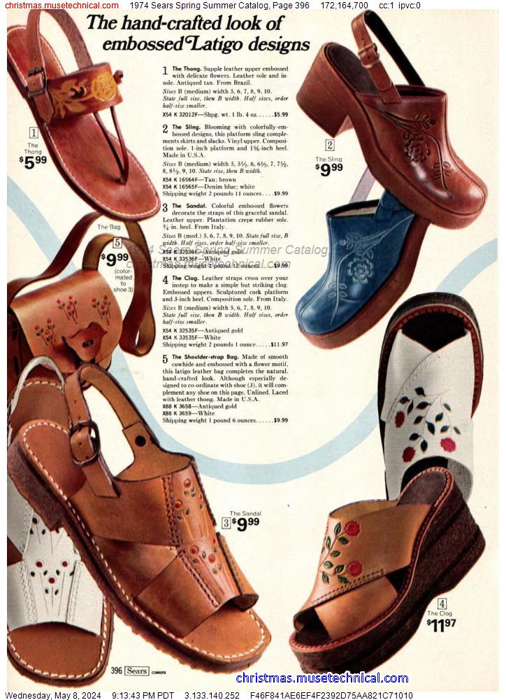 1974 Sears Spring Summer Catalog, Page 396