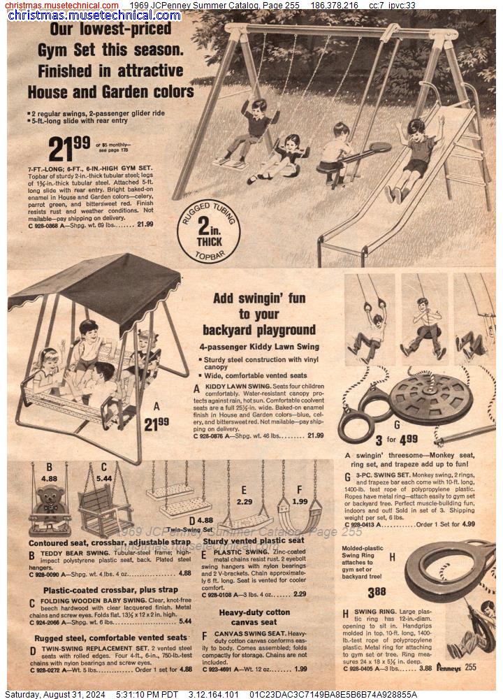 1969 JCPenney Summer Catalog, Page 255