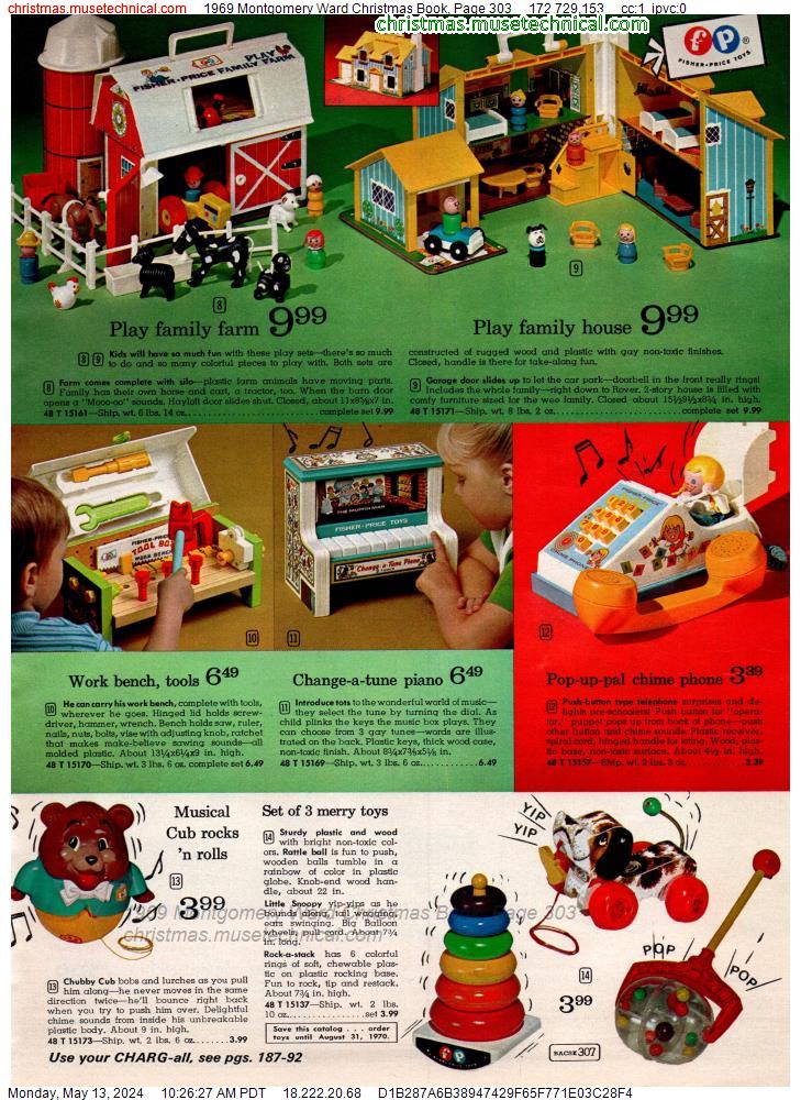 1969 Montgomery Ward Christmas Book, Page 303