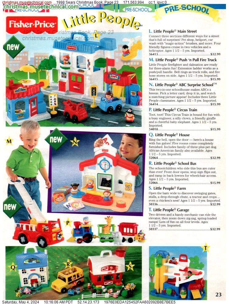 1998 Sears Christmas Book, Page 23