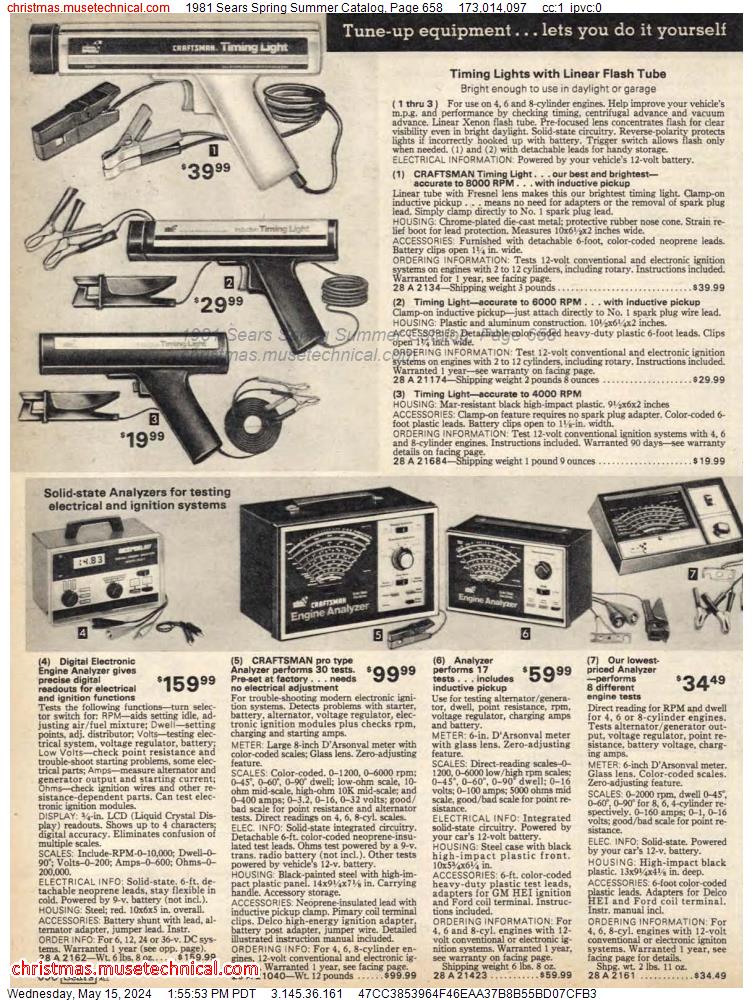 1981 Sears Spring Summer Catalog, Page 658