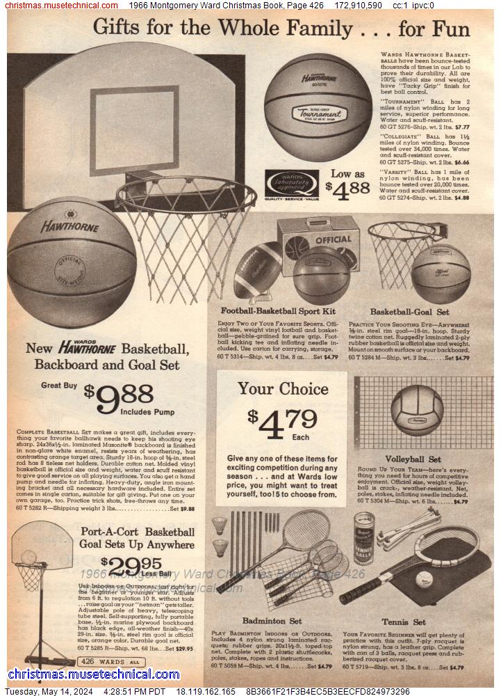 1966 Montgomery Ward Christmas Book, Page 426