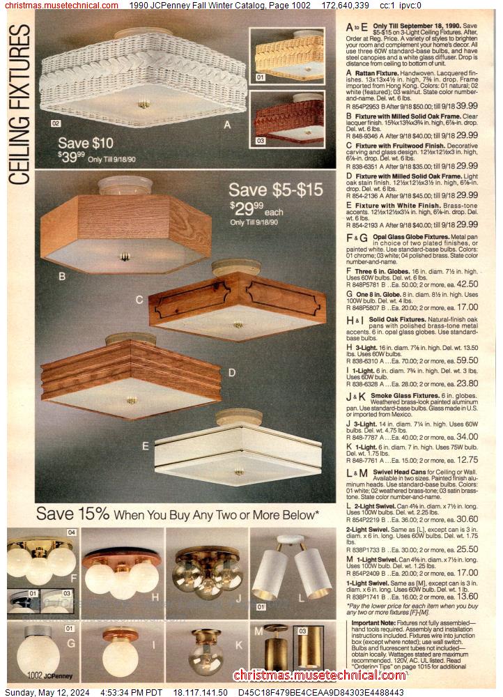1990 JCPenney Fall Winter Catalog, Page 1002