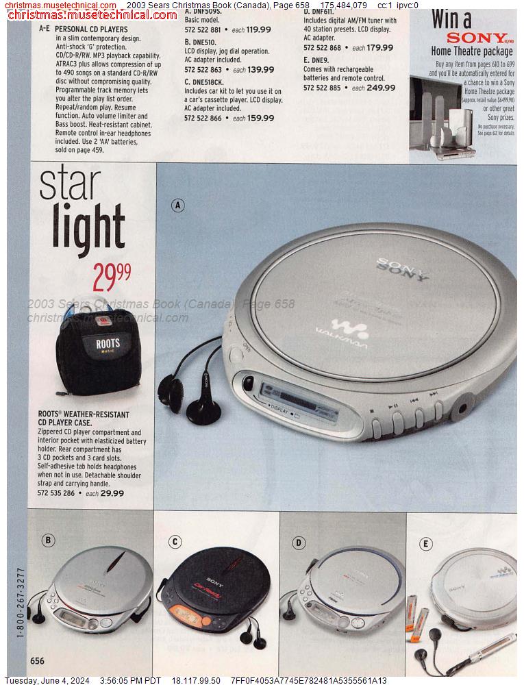 2003 Sears Christmas Book (Canada), Page 658