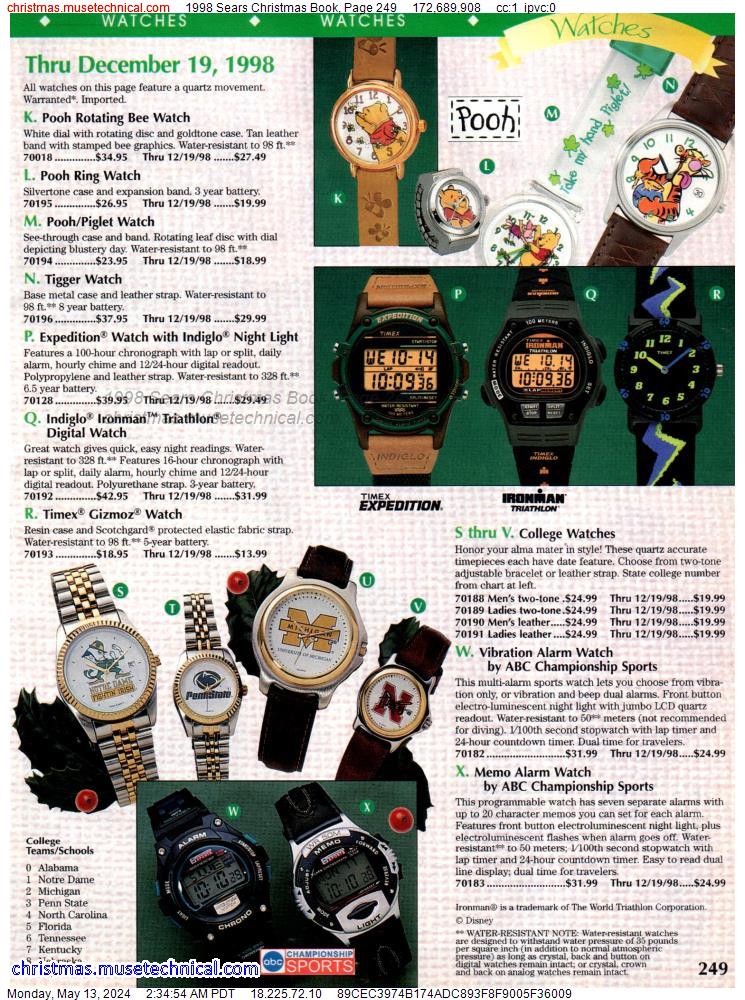 1998 Sears Christmas Book, Page 249