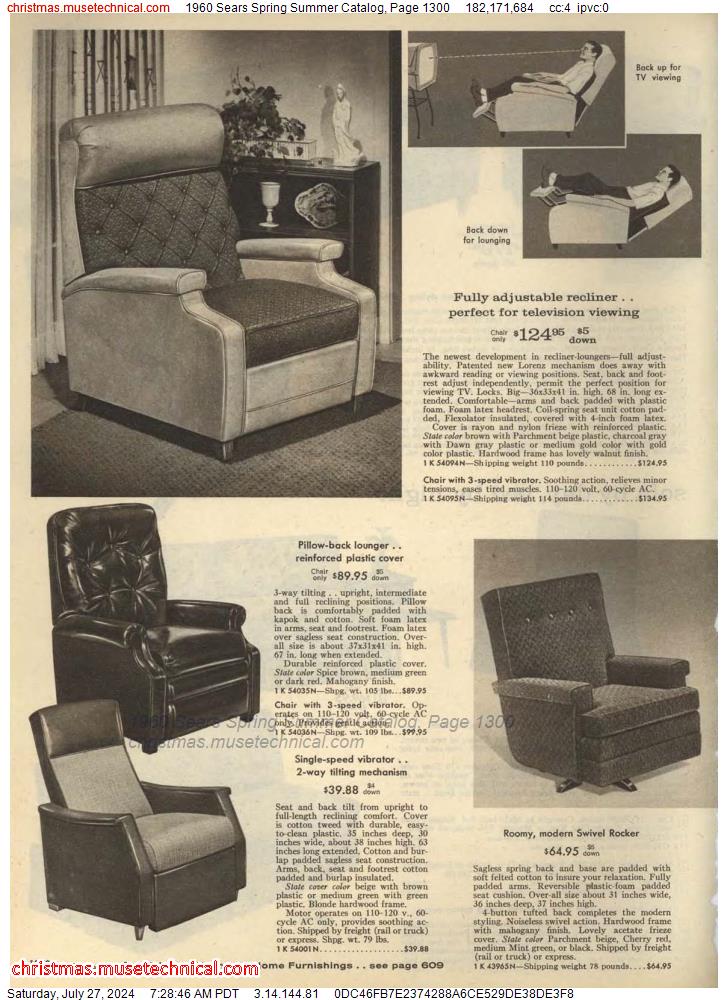 1960 Sears Spring Summer Catalog, Page 1300
