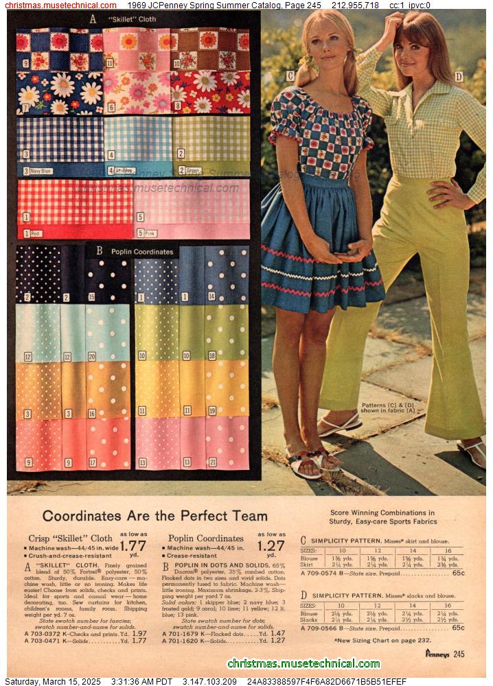 1969 JCPenney Spring Summer Catalog, Page 245