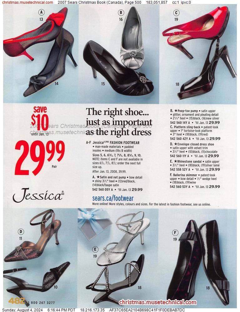 2007 Sears Christmas Book (Canada), Page 500