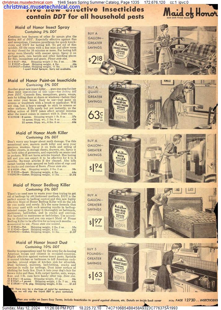 1946 Sears Spring Summer Catalog, Page 1335