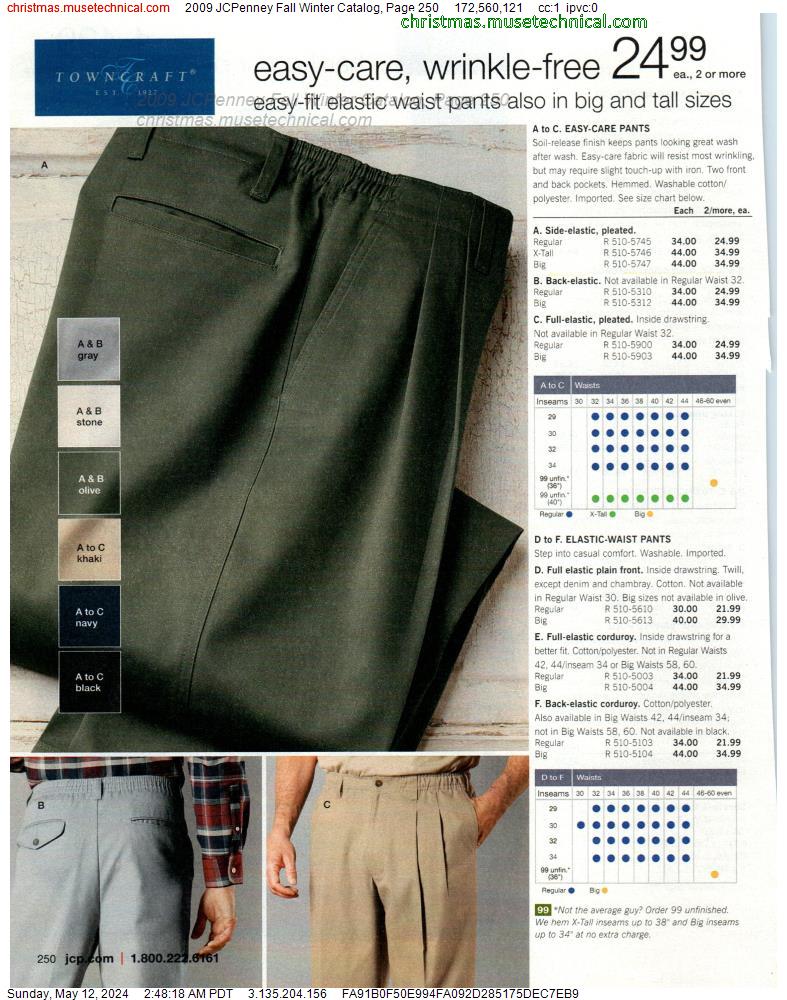 2009 JCPenney Fall Winter Catalog, Page 250