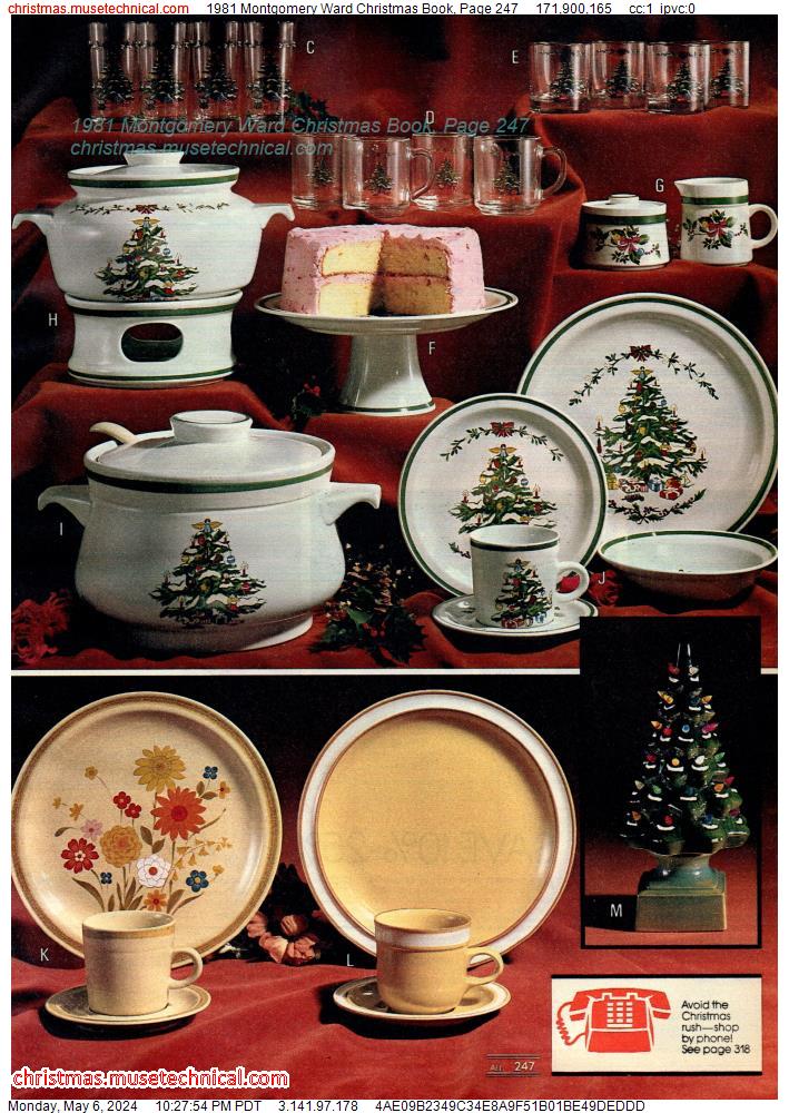 1981 Montgomery Ward Christmas Book, Page 247