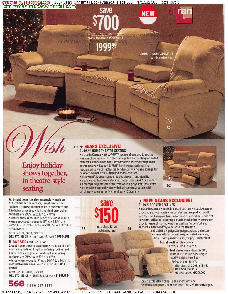 2007 Sears Christmas Book (Canada), Page 586