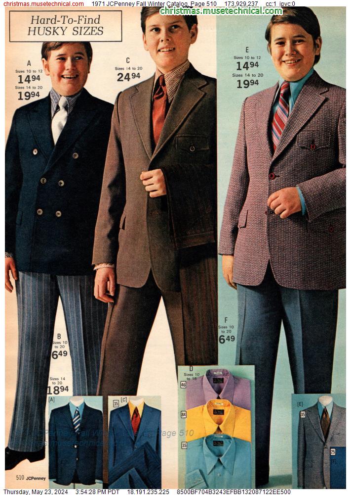 1971 JCPenney Fall Winter Catalog, Page 510