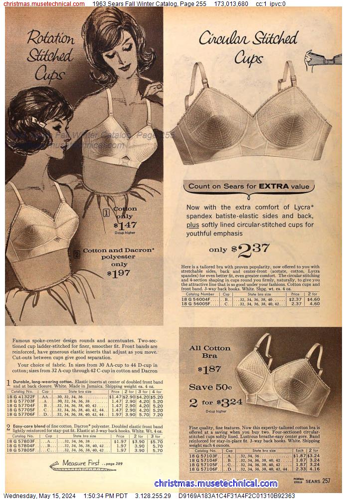 1963 Sears Fall Winter Catalog, Page 255