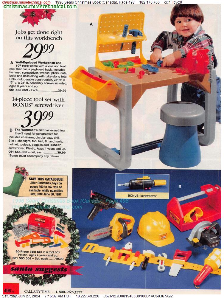 1996 Sears Christmas Book (Canada), Page 498