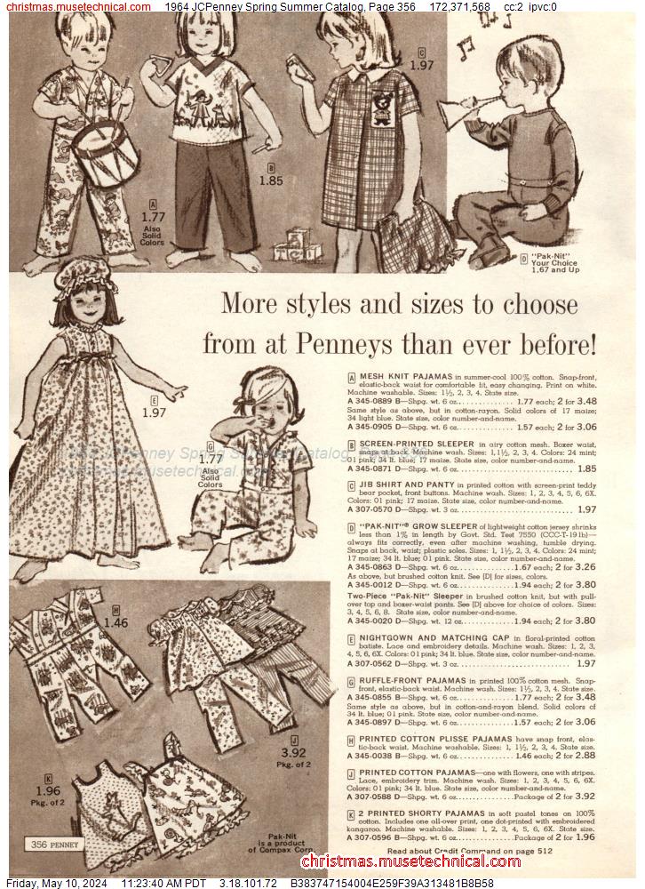 1964 JCPenney Spring Summer Catalog, Page 356
