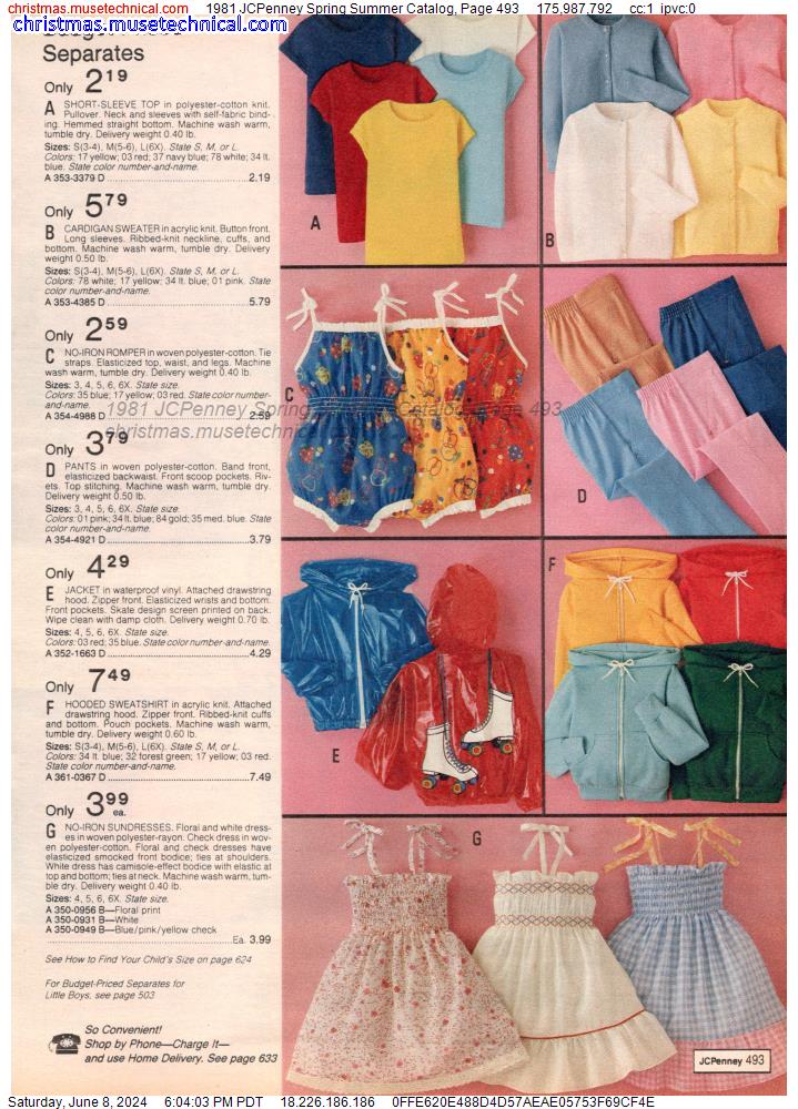 1981 JCPenney Spring Summer Catalog, Page 493