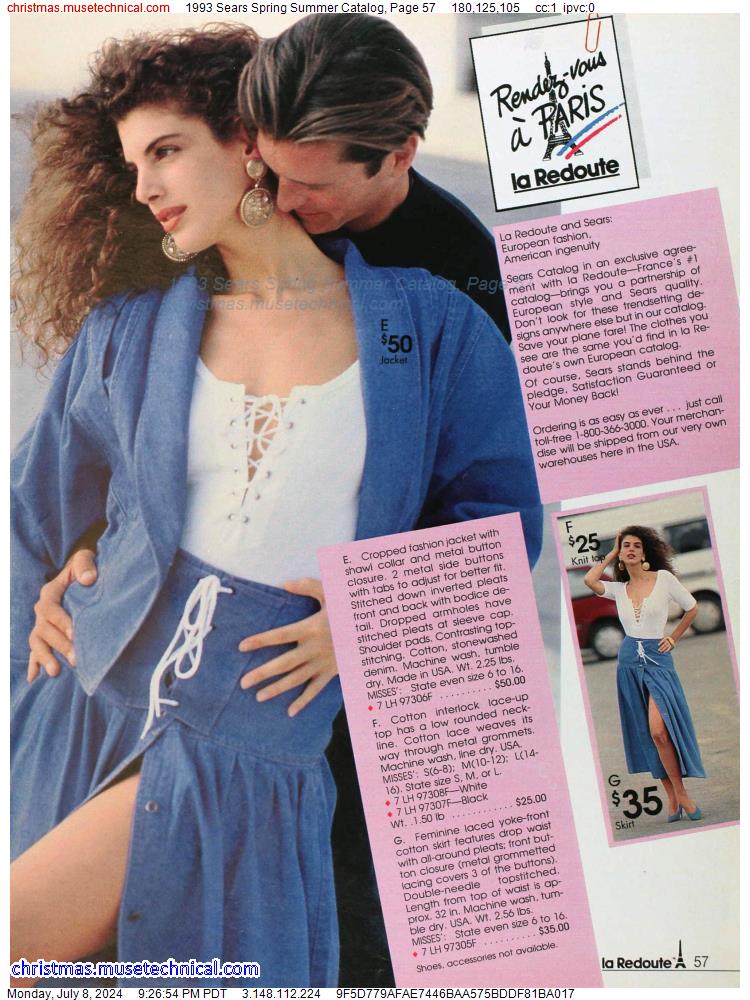 1993 Sears Spring Summer Catalog, Page 57