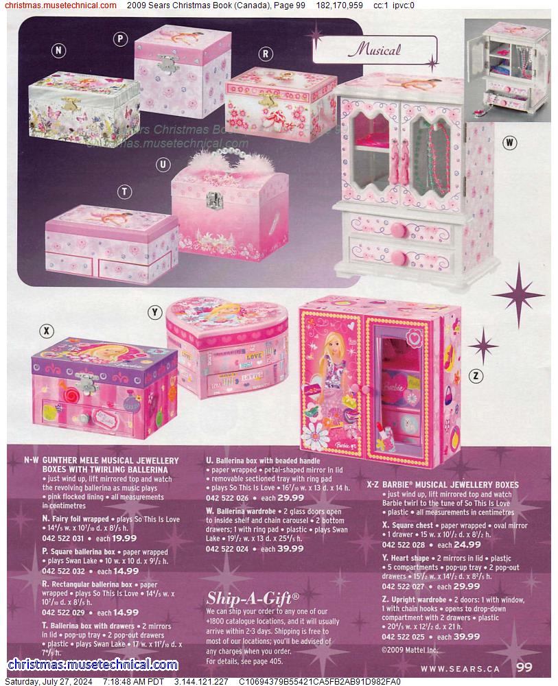 2009 Sears Christmas Book (Canada), Page 99