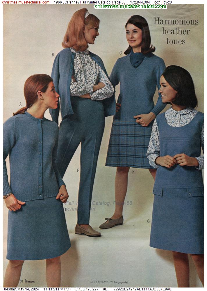 1966 JCPenney Fall Winter Catalog, Page 58