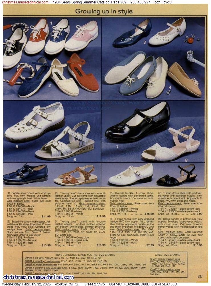 1984 Sears Spring Summer Catalog, Page 389