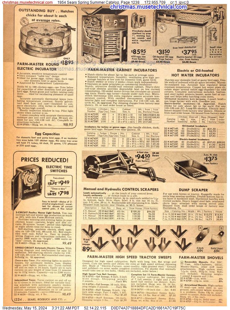 1954 Sears Spring Summer Catalog, Page 1238