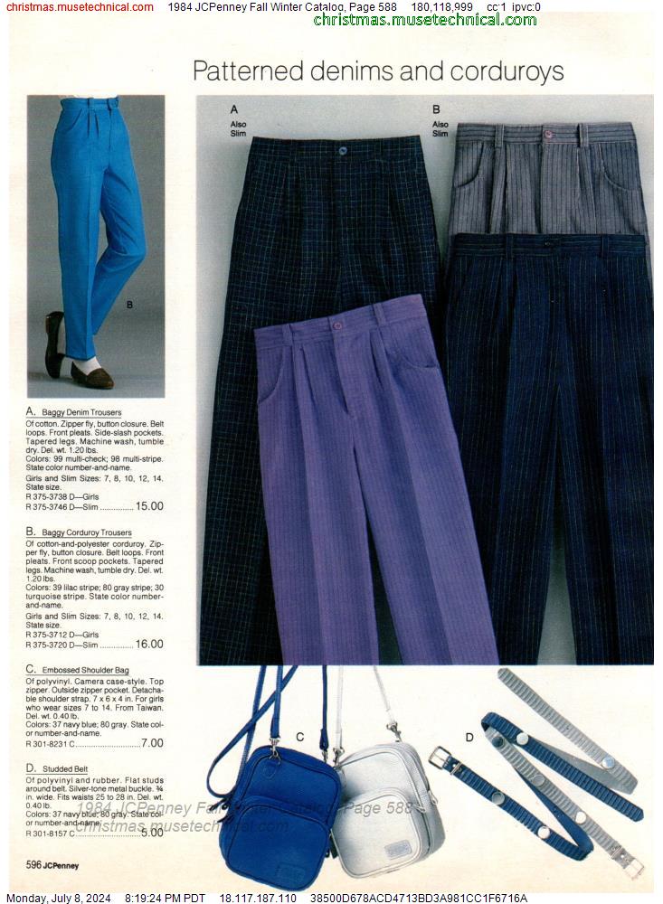 1984 JCPenney Fall Winter Catalog, Page 588