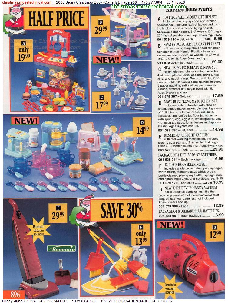 2000 Sears Christmas Book (Canada), Page 900