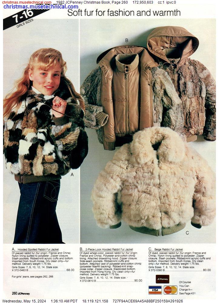 1982 JCPenney Christmas Book, Page 260