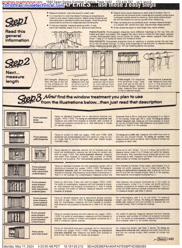 1980 Sears Spring Summer Catalog, Page 1483