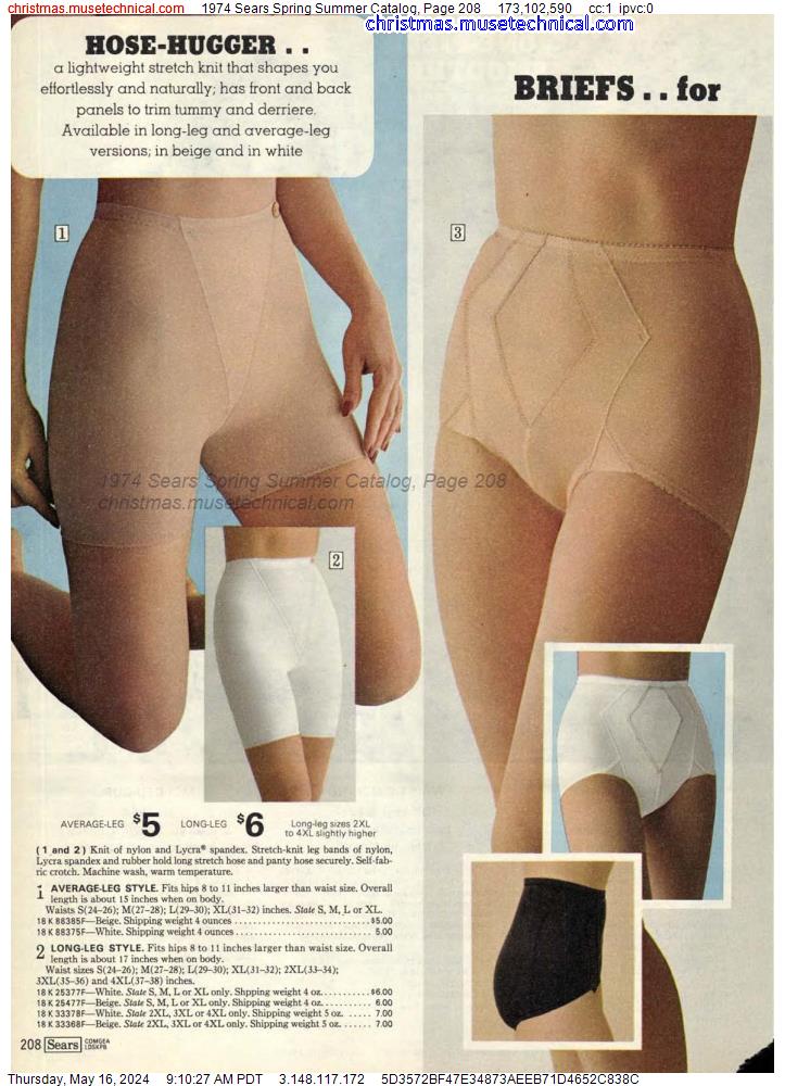 1974 Sears Spring Summer Catalog, Page 208