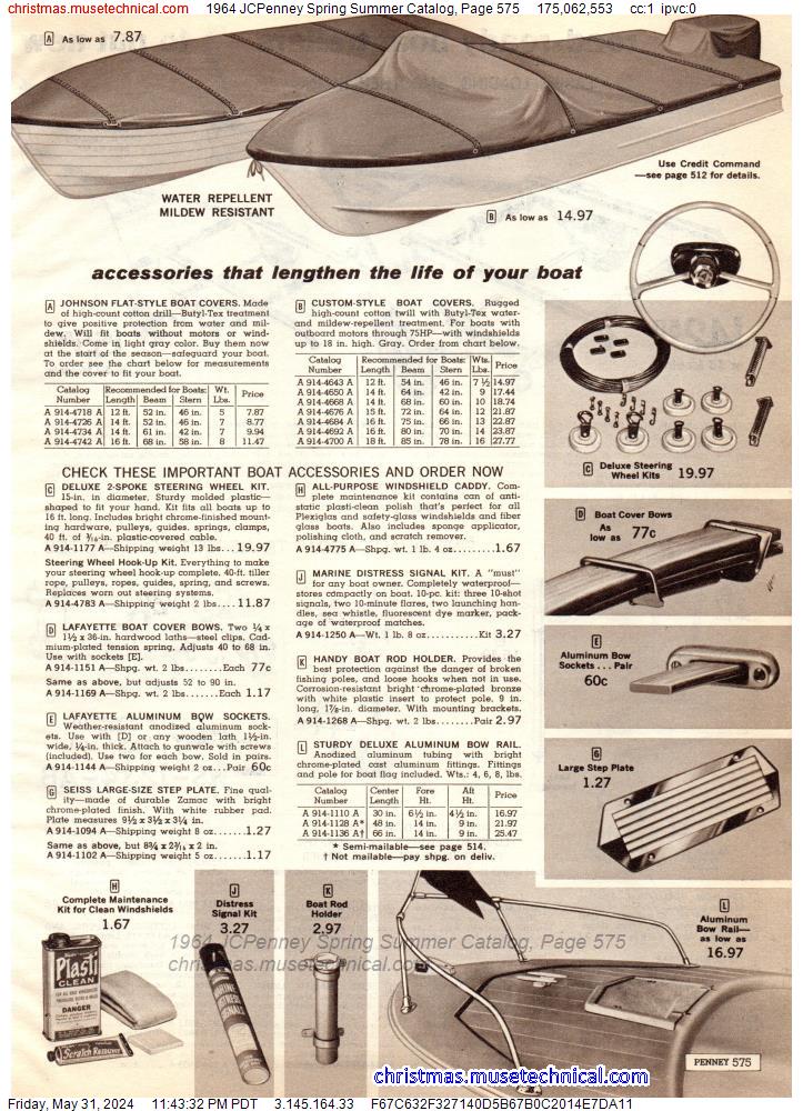 1964 JCPenney Spring Summer Catalog, Page 575