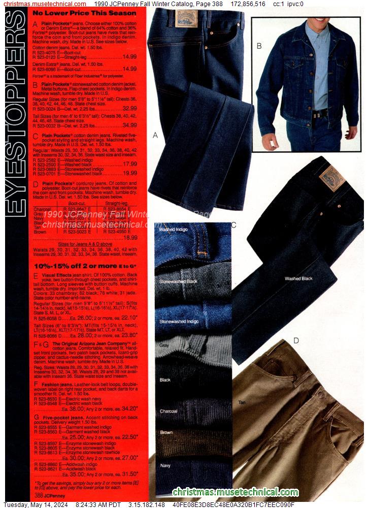 1990 JCPenney Fall Winter Catalog, Page 388