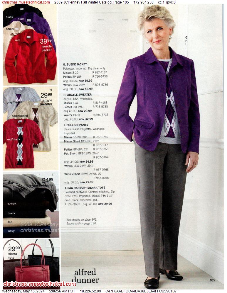 2009 JCPenney Fall Winter Catalog, Page 105