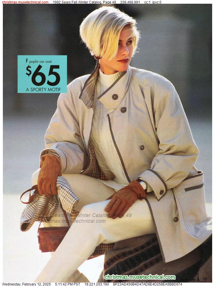 1992 Sears Fall Winter Catalog, Page 49