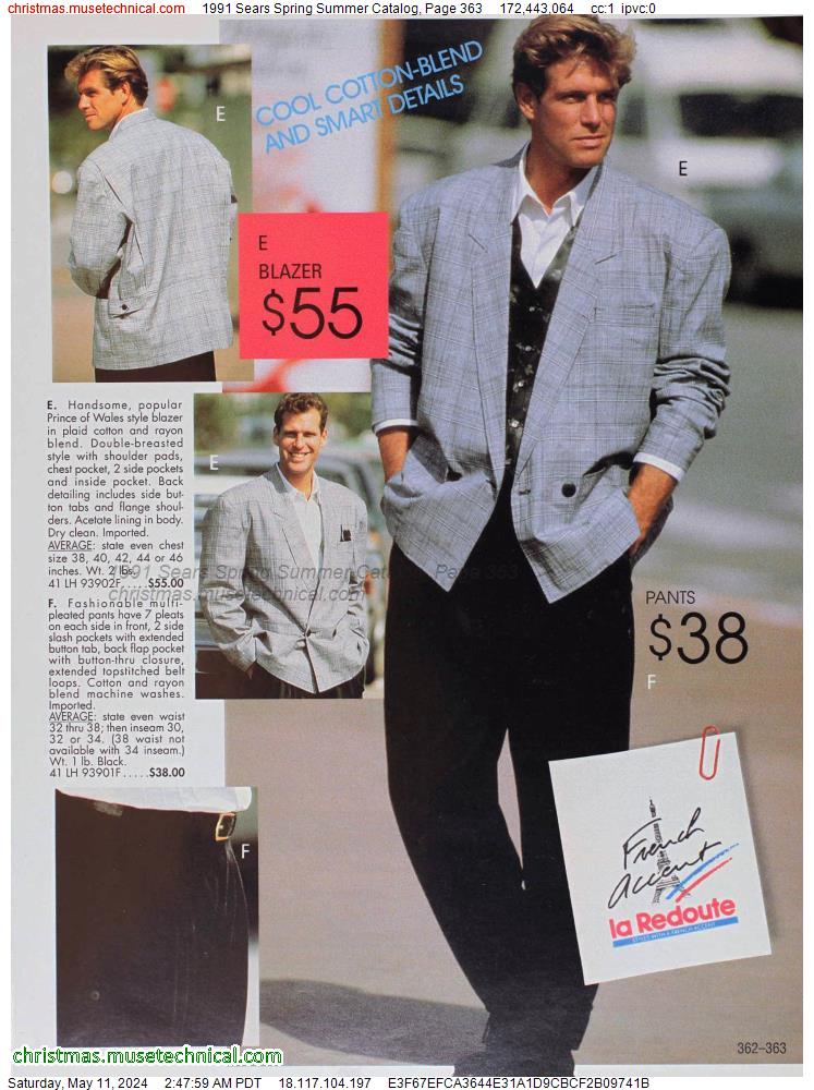 1991 Sears Spring Summer Catalog, Page 363