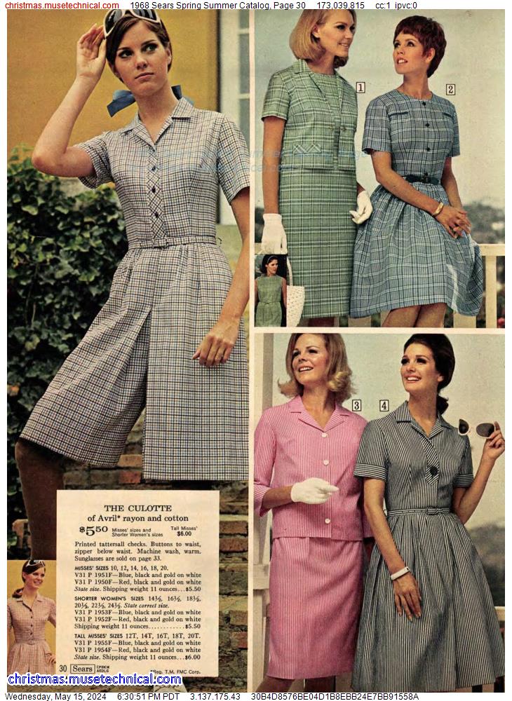1968 Sears Spring Summer Catalog, Page 30