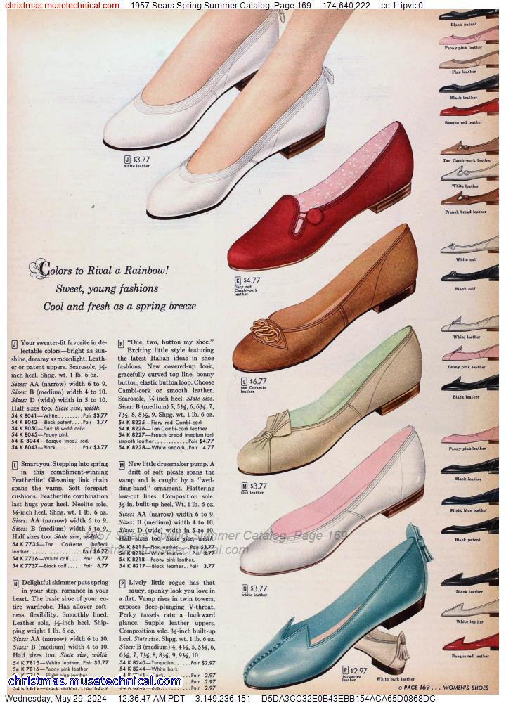 1957 Sears Spring Summer Catalog, Page 169