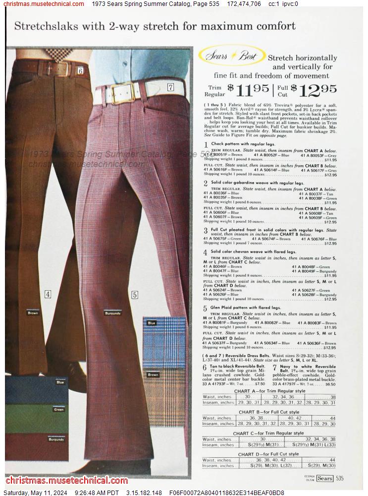 1973 Sears Spring Summer Catalog, Page 535