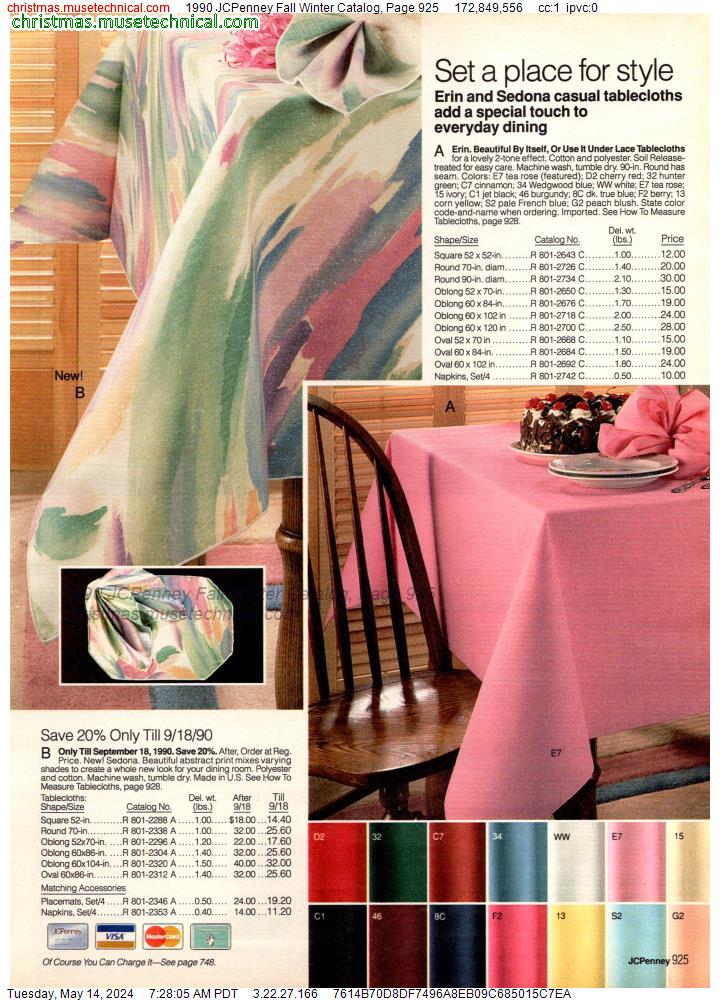 1990 JCPenney Fall Winter Catalog, Page 925