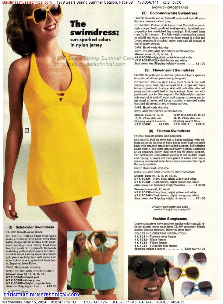1978 Sears Spring Summer Catalog, Page 68