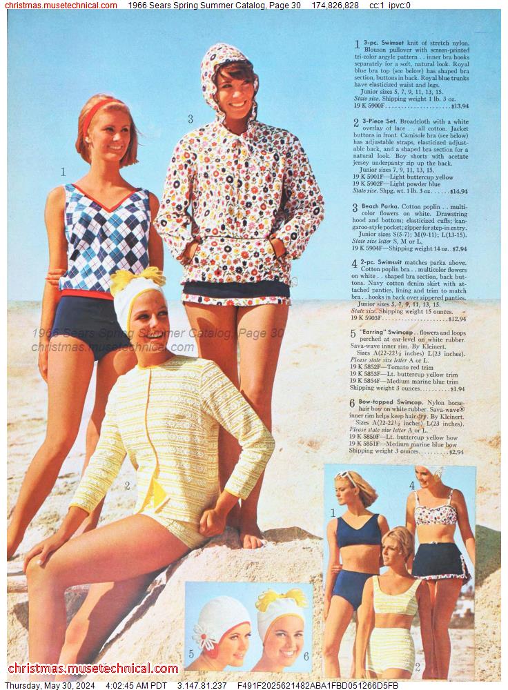 1966 Sears Spring Summer Catalog, Page 30