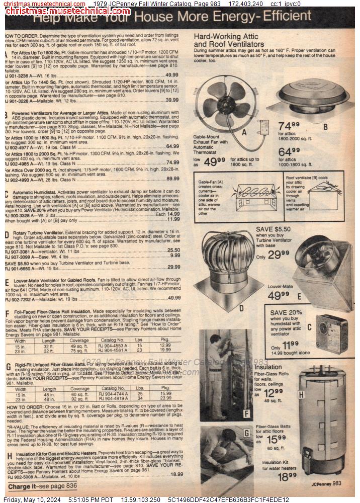 1979 JCPenney Fall Winter Catalog, Page 983