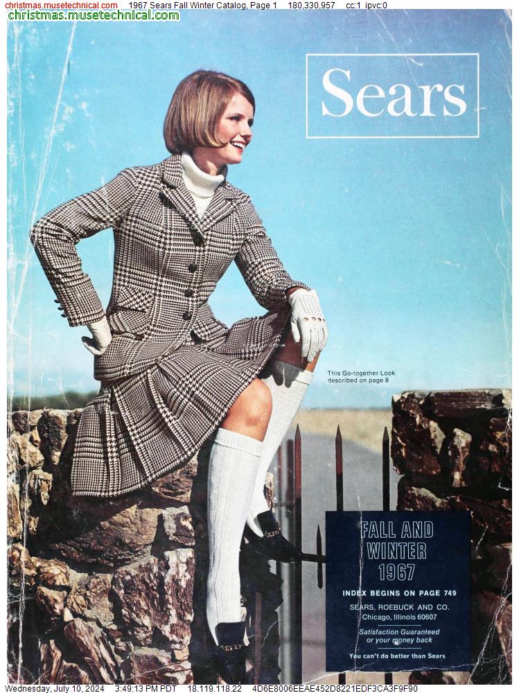 1967 Sears Fall Winter Catalog, Page 1