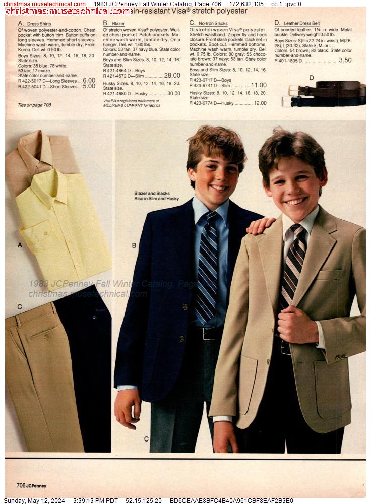 1983 JCPenney Fall Winter Catalog, Page 706
