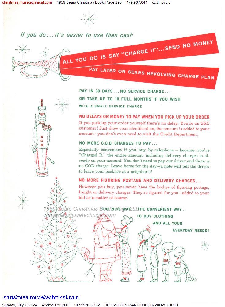 1959 Sears Christmas Book, Page 296