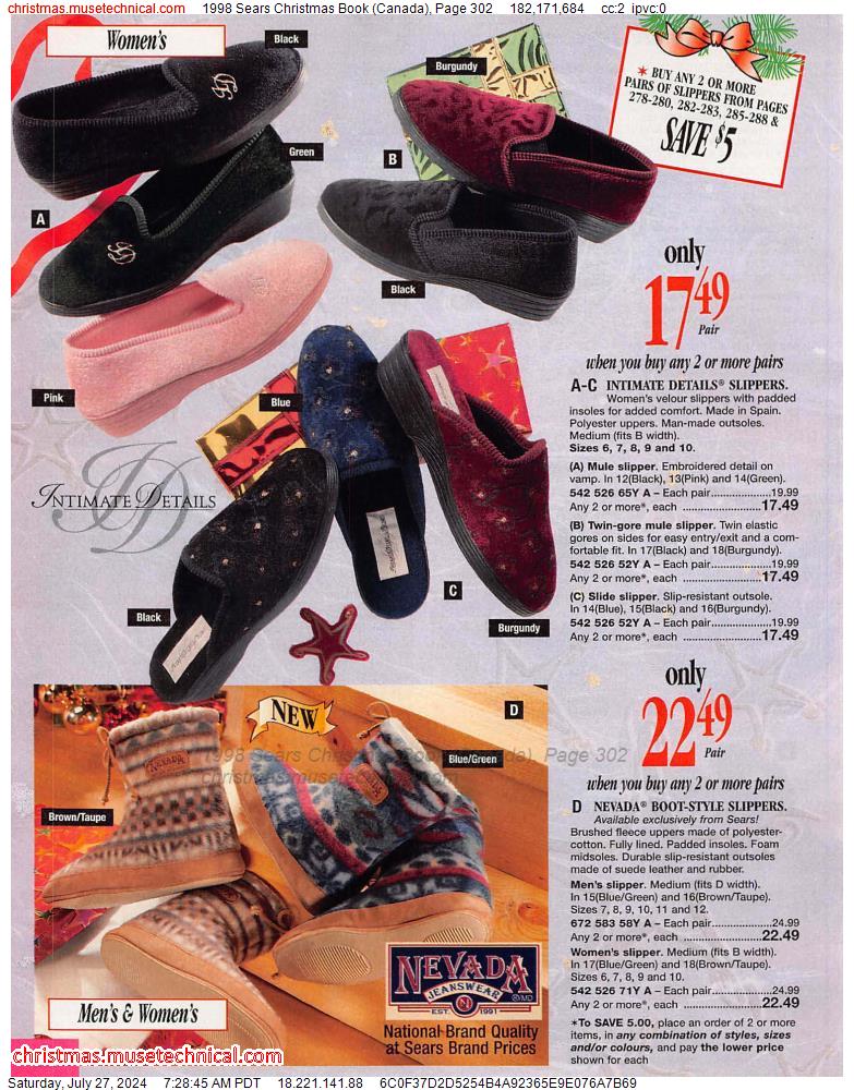 1998 Sears Christmas Book (Canada), Page 302
