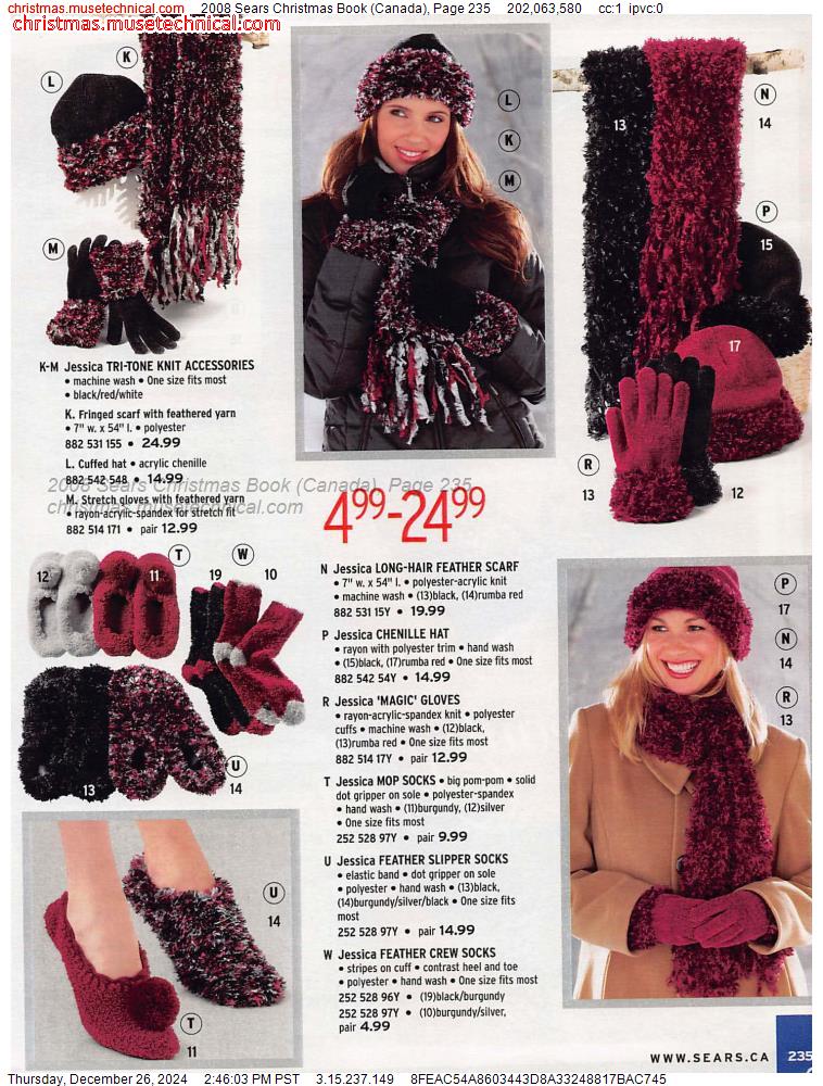 2008 Sears Christmas Book (Canada), Page 235