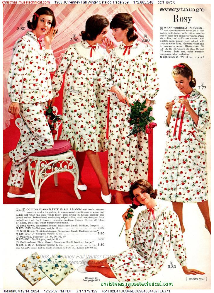 1963 JCPenney Fall Winter Catalog, Page 259